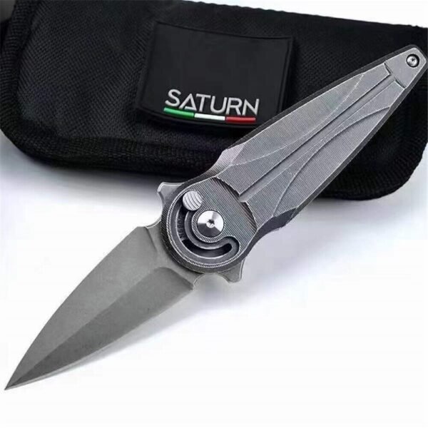 FOX Saturn Camping Outdoor Portable Mini Pocket EDC small folding Knife - Image 2