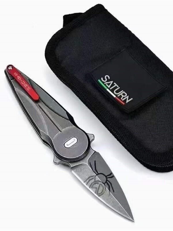 FOX Saturn Camping Outdoor Portable Mini Pocket EDC small folding Knife - Image 11