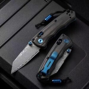 Butterfly BM290 Damascus steel folding knife Benchmade 290 outdoor camping knife