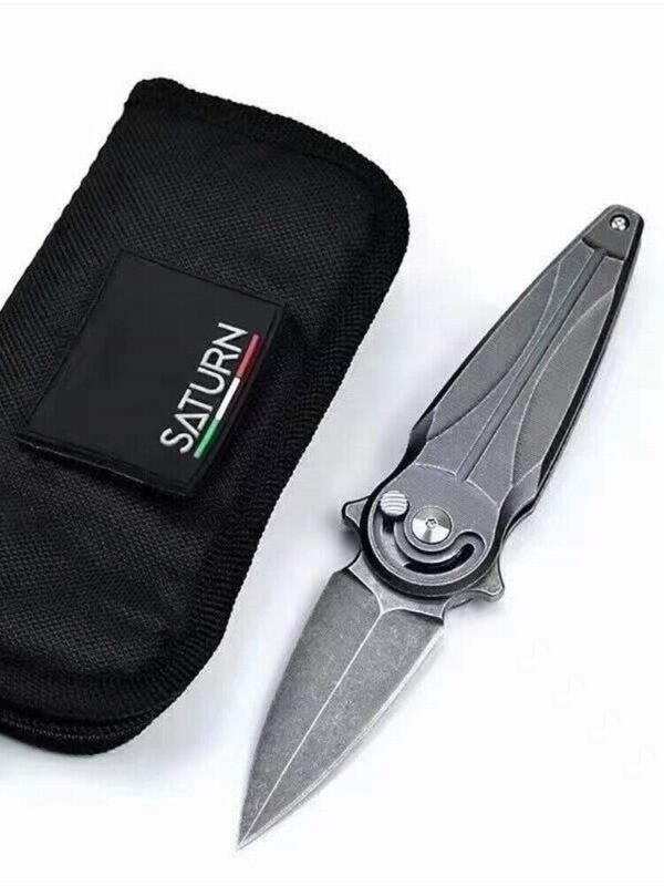 FOX Saturn Camping Outdoor Portable Mini Pocket EDC small folding Knife - Image 10