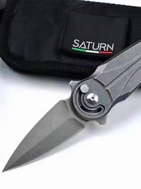 FOX Saturn Camping Outdoor Portable Mini Pocket EDC small folding Knife - Image 9