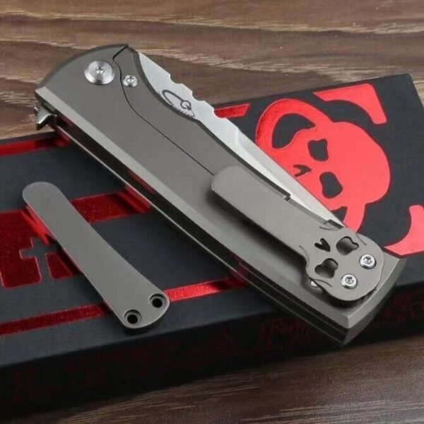Chaves Knives 229 Redeemer M390 steel-titanium outdoor folding knife - Image 6