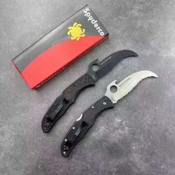 C12 Outdoor Portable EDC Folding Knife with Full Teeth Multi-functional Buddy - Image 9