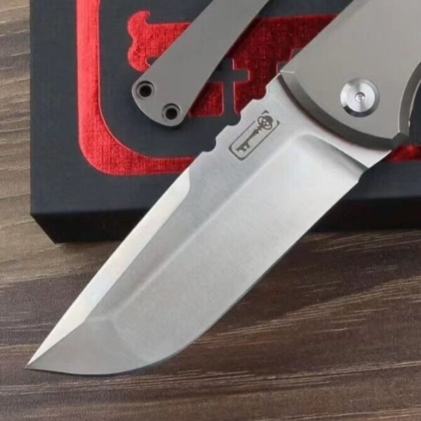 Chaves Knives 229 Redeemer M390 steel-titanium outdoor folding knife - Image 4