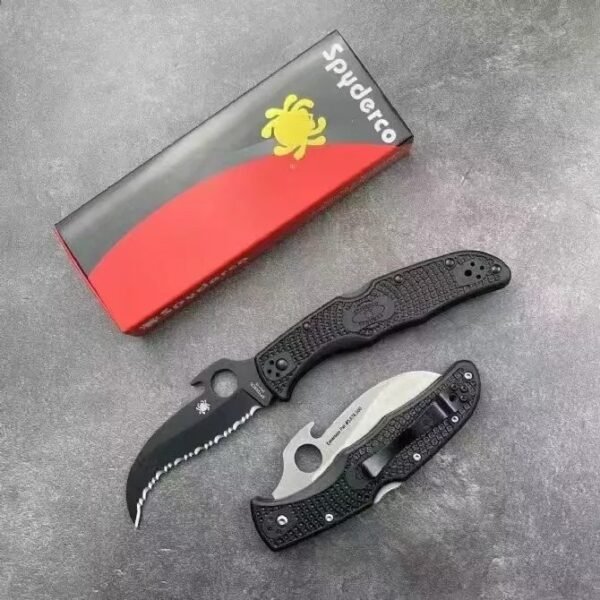C12 Outdoor Portable EDC Folding Knife with Full Teeth Multi-functional Buddy - Image 7