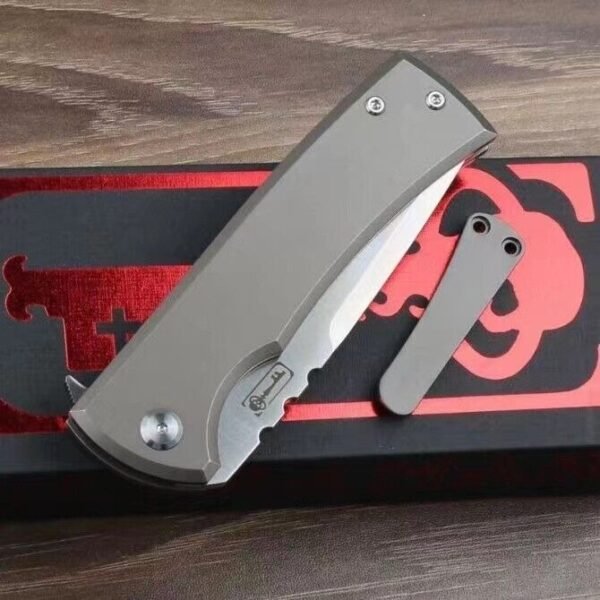 Chaves Knives 229 Redeemer M390 steel-titanium outdoor folding knife - Image 2