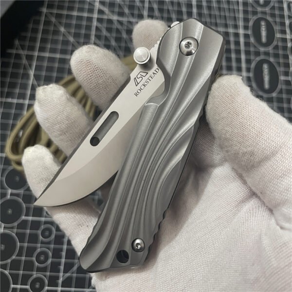 Hanada Yoichi titanium alloy folding Knife Camping Outdoor EDC portable pocket knife - Image 8