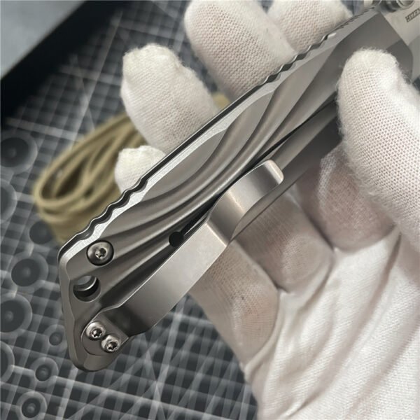 Hanada Yoichi titanium alloy folding Knife Camping Outdoor EDC portable pocket knife - Image 7