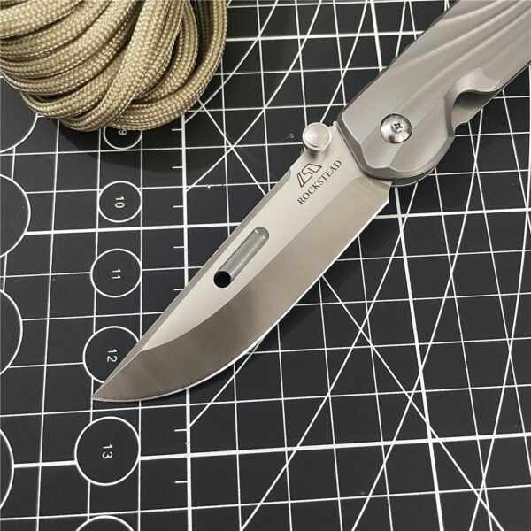 Hanada Yoichi titanium alloy folding Knife Camping Outdoor EDC portable pocket knife - Image 5