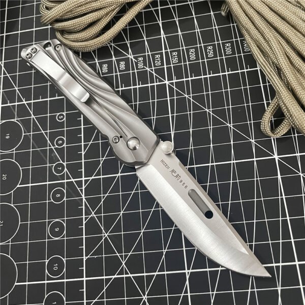Hanada Yoichi titanium alloy folding Knife Camping Outdoor EDC portable pocket knife - Image 3