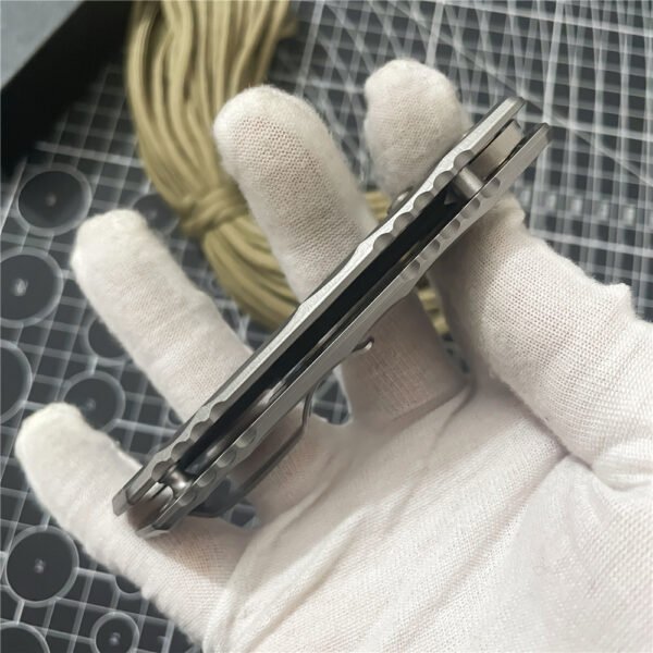 Hanada Yoichi titanium alloy folding Knife Camping Outdoor EDC portable pocket knife - Image 10