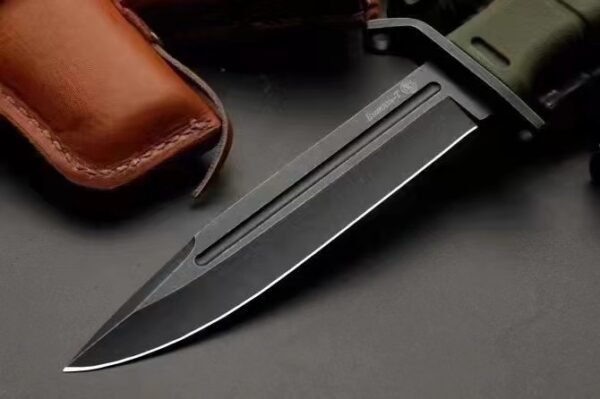 Russian KIZLYAR outdoor portable knife with Black chromium anti-reflective coatingK sheath - Image 6