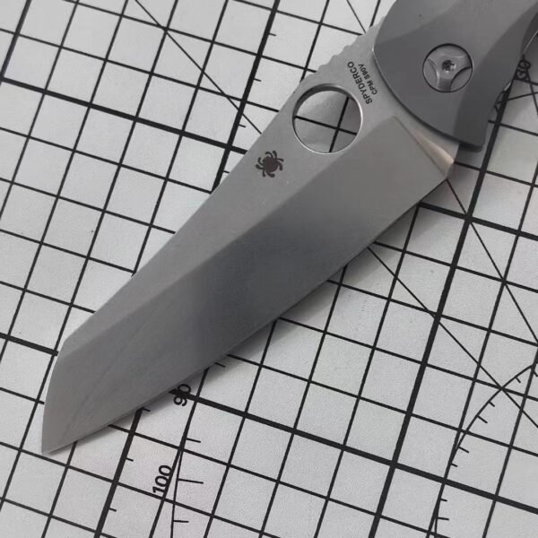 Spider C238TIP titanium alloy handle high-hardness outdoor EDC folding knife - Image 3