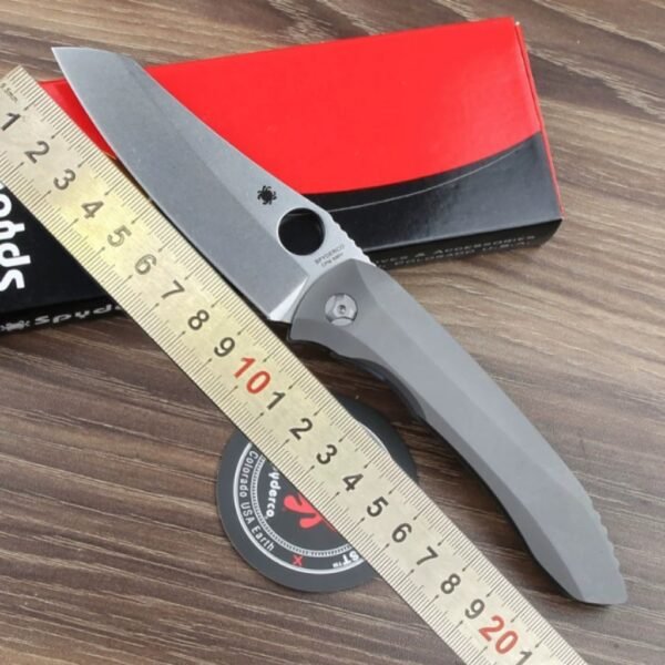 Spider C238TIP titanium alloy handle high-hardness outdoor EDC folding knife - Image 5