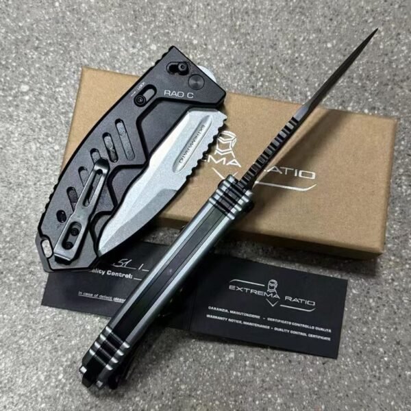 Extreme force: EXTREMA RATIO RAO-C Outdoor high-hardness folding tool knife - Image 7