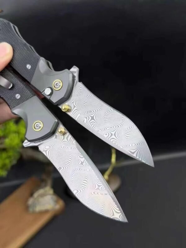 Hot selling [Climber · Damascus Steel] 60HRC EDC outdoor folding knife - Image 8