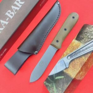 Brown walnut handle straight knife BK62 1095 CroVan Carbon steel 56-58HRC EDC