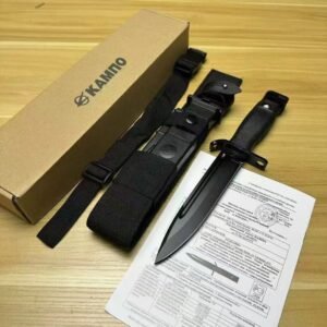 AK12 Multi-functional EDC Knife for Outdoor Equipped with Durable ABS Sheath