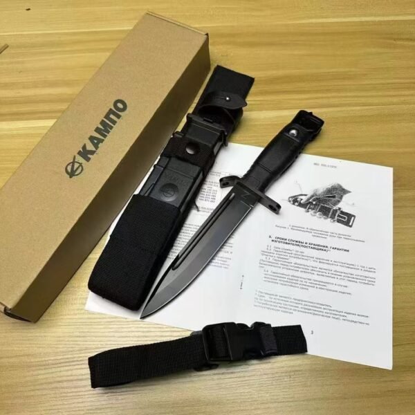 AK12 Multi-functional EDC Knife for Outdoor Equipped with Durable ABS Sheath - Image 7