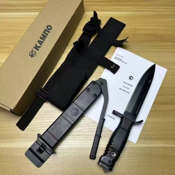 AK12 Multi-functional EDC Knife for Outdoor Equipped with Durable ABS Sheath - Image 3
