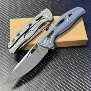 Bearhead F7 Hollow Edition Titanium Folding Knife - M390 Blade + Ceramic Bearing System