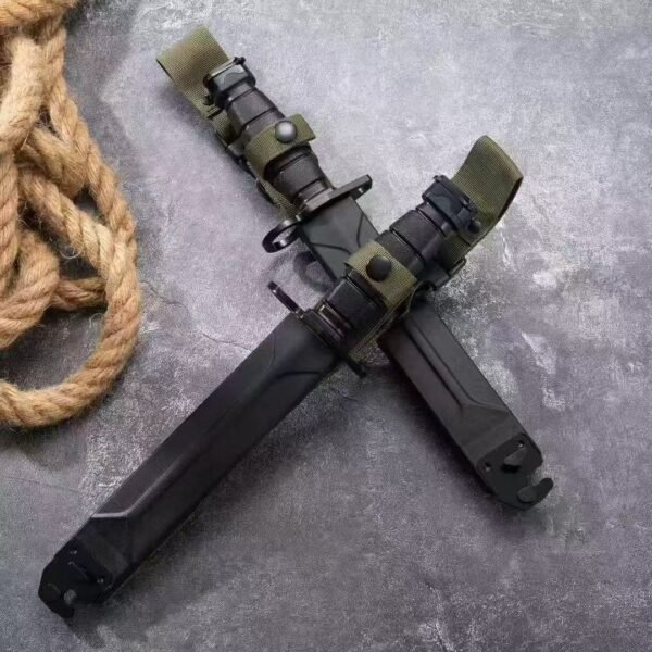 Chinese 191-1 Type New Bayonet - 9CR18MOV Steel with Gray Titanium Coating ABS Handle - Image 9