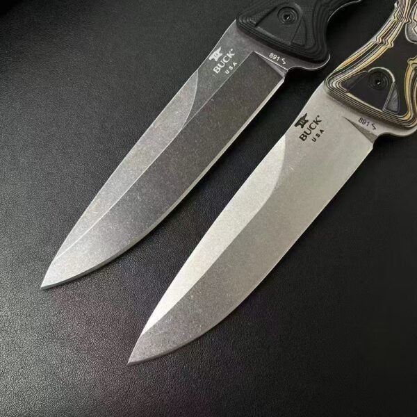 New Buck-891 Ground Combat Fixed Blade Knife - DC53 Steel Blade G10 Handle - Image 8