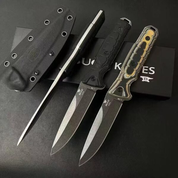 New Buck-891 Ground Combat Fixed Blade Knife - DC53 Steel Blade G10 Handle - Image 7
