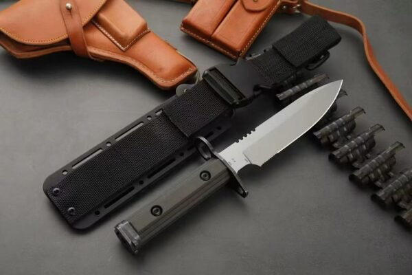 Rare Strider ZT-9 EDC Outdoor Fixed Blade Knife DC53 Steel Blade Nylon Fiberglass Handle Sheath - Image 7