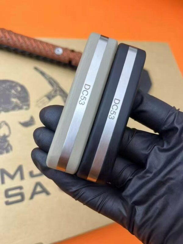 Defender-Dual Killer Knuckle Duster EDC Outdoor Tool - DC53 Steel 60HRC Sandblasted - Image 4