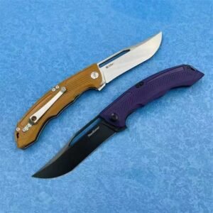 Feilong Design-NIMO R8 Folding Knife - D2 Steel Blade Stainless Steel Liner with G10 Handle