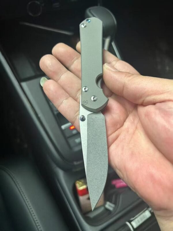 Green Thorn Edition Chris Reeve Small Sebenza - VG10 Steel Blade TC4 Titanium Handle - Image 5