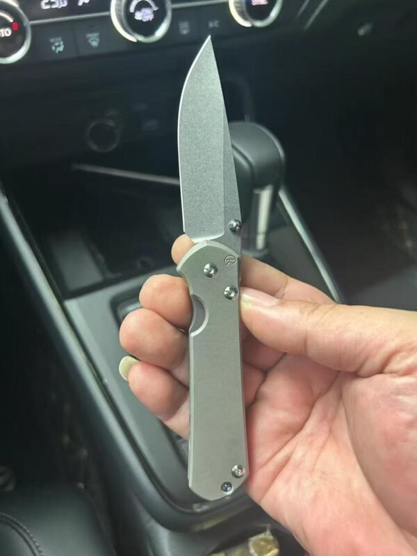 Green Thorn Edition Chris Reeve Small Sebenza - VG10 Steel Blade TC4 Titanium Handle - Image 4
