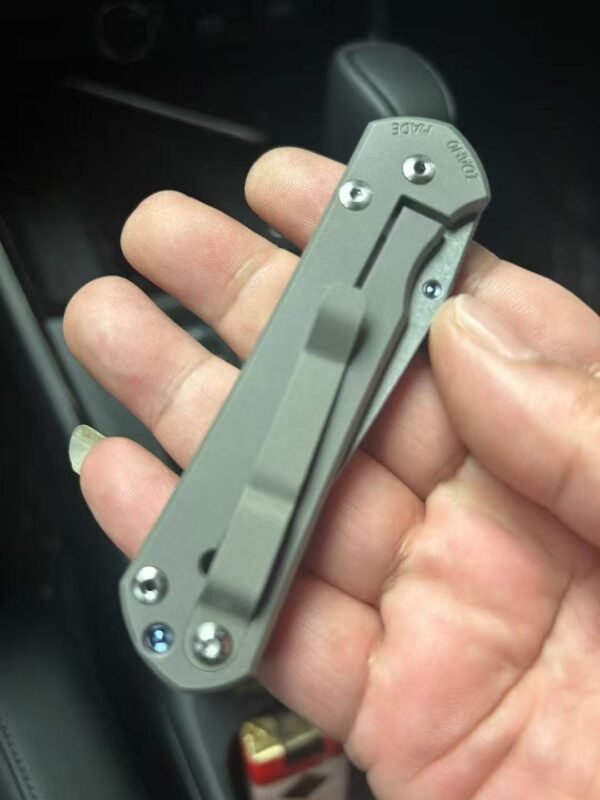 Green Thorn Edition Chris Reeve Small Sebenza - VG10 Steel Blade TC4 Titanium Handle - Image 2