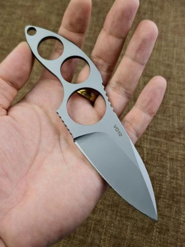 New Replica Kikuo Battle Blade (Kiku) - VG10 Steel Blade 4.1mm Thick Edge 60HRC Hardness - Image 5