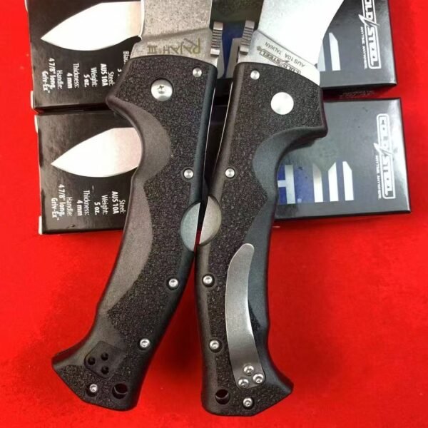 Cold Steel 62JM Folding Kukri (Small) - AUS10A Steel Blade Nylon Fiberglass Handle - Image 6