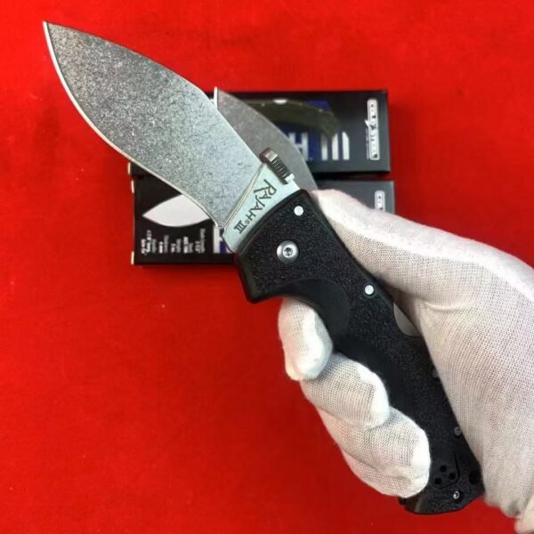Cold Steel 62JM Folding Kukri (Small) - AUS10A Steel Blade Nylon Fiberglass Handle - Image 4