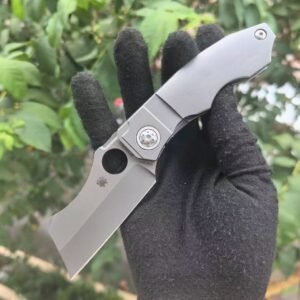 Spyderco C260TIP Ceramic Bearing Folding Knife CPM-20CV Steel Blade Titanium TC4 Handle