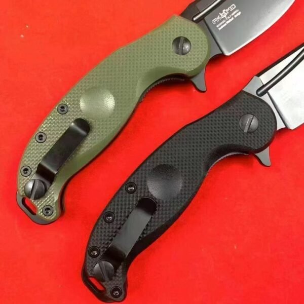 Italian Fox LRVES Ives Tactical Heavy Folding Knife 9Cr18MoV Steel Blade Blackening Finish - Image 6
