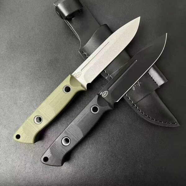 New Benchmade 163 Knife - S30V Steel Blade with Stonewash/Black Titanium Finish G10 Handle - Image 8