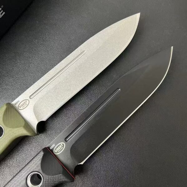 New Benchmade 163 Knife - S30V Steel Blade with Stonewash/Black Titanium Finish G10 Handle - Image 5