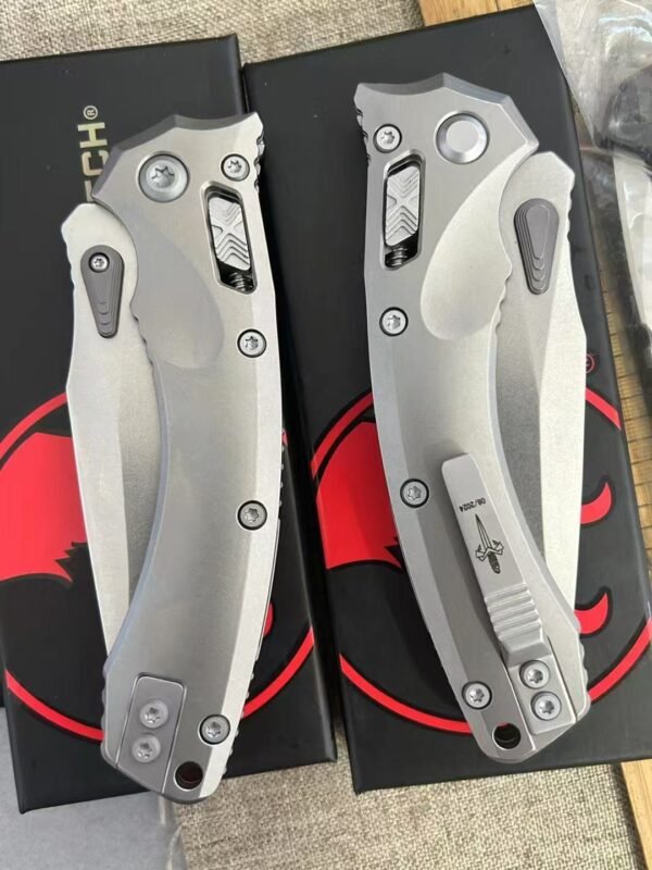 MICROTECH Amphibious Titanium Folding Knife - M390MK Steel Blade Titanium Handle - Image 2