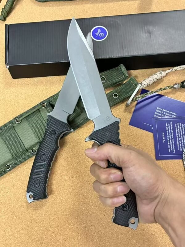 Chris Reeve Pacific 6.5" Green Beret Fixed Blade - CPM-magnacut Powder Steel Blade - Image 7