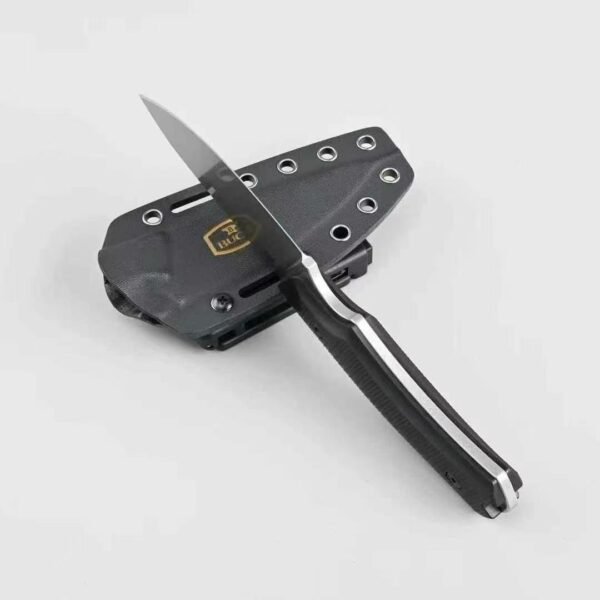 BUCK 663 Small Fixed Blade Knife - DC53 Steel Blade with Stonewash/Black Stonewash Finish - Image 7