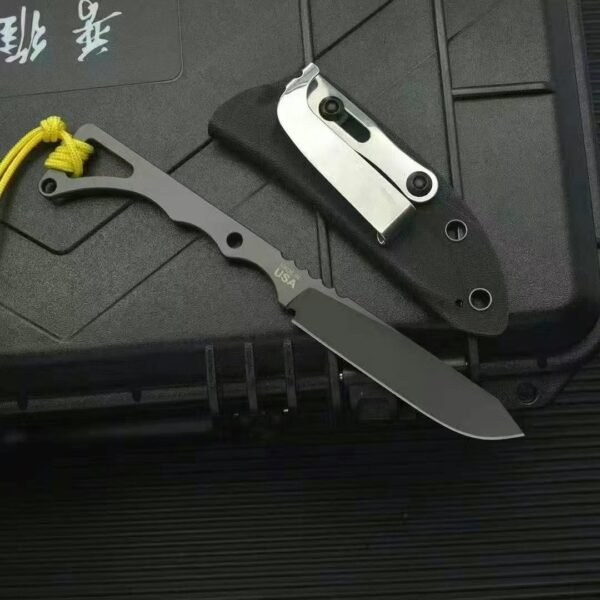 TOPS Rocky Mountain Peak Fixed Blade - 14C28N Steel Blade with Titanium Coating - Image 8