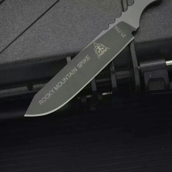 TOPS Rocky Mountain Peak Fixed Blade - 14C28N Steel Blade with Titanium Coating - Image 6