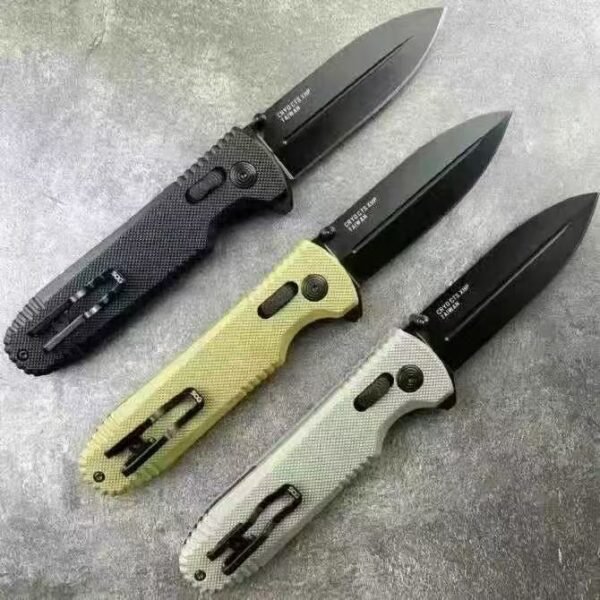 SOG Pentagon XR Folding Knife - CTS-XHP Steel Blade with Nitride Titanium Coating - Image 9