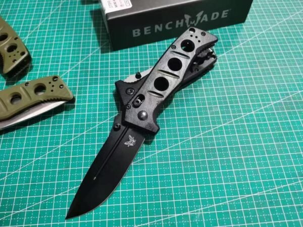 Benchmade 273FE-2 MINI Folding Knife - 440C Steel Blade with Stonewash Finish G10 Handle - Image 9