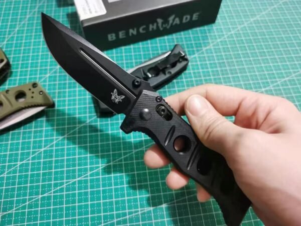 Benchmade 273FE-2 MINI Folding Knife - 440C Steel Blade with Stonewash Finish G10 Handle - Image 8