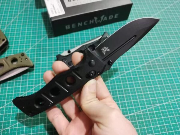 Benchmade 273FE-2 MINI Folding Knife - 440C Steel Blade with Stonewash Finish G10 Handle - Image 7